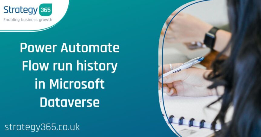 Power Automate Flow run history in Microsoft Dataverse